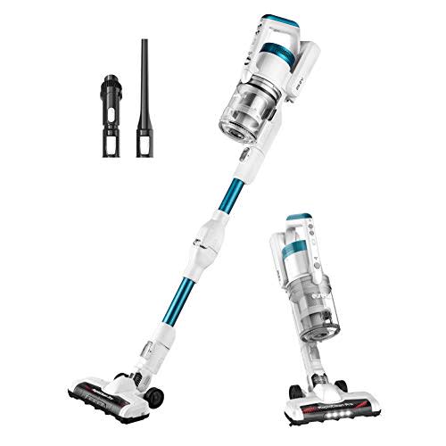 Eureka LED Headlights, Efficient Cleaning with Powerful Motor Lightweight Cordless Vacuum Clean…