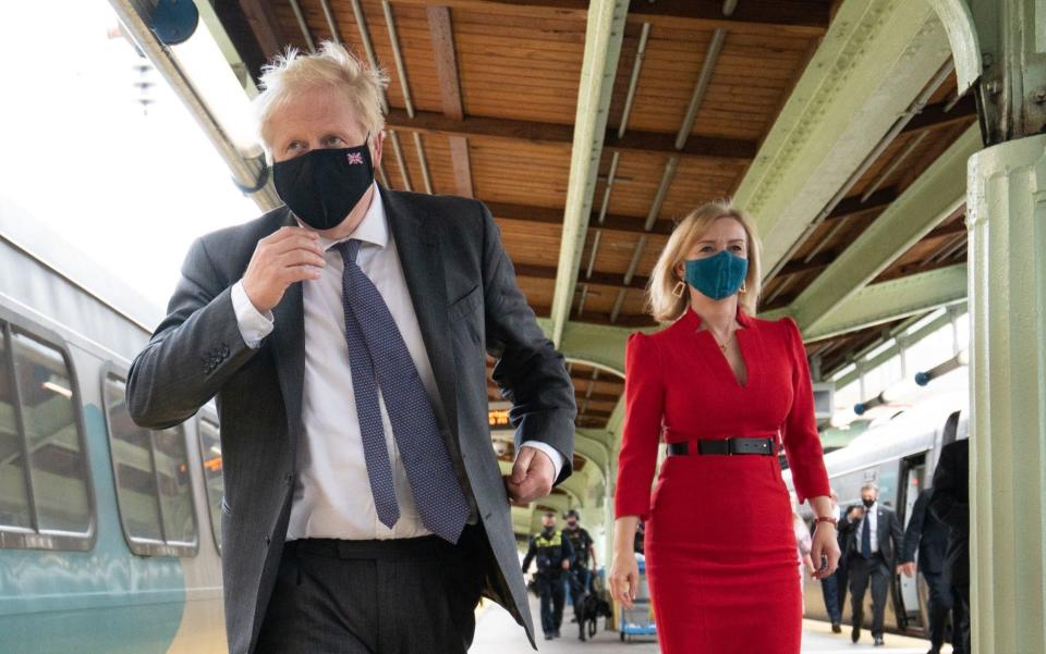 Boris Johnson and Liz Truss - Stefan Rousseau/PA