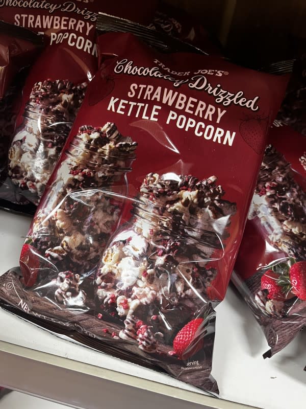 Chocolatey Drizzled Strawberry Kettle Popcorn<p>Courtesy of Jessica Wrubel</p>