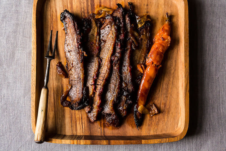 <strong>Get <a href="http://food52.com/recipes/19878-nach-waxman-s-brisket-of-beef" target="_blank">Nach Waxman's Brisket of Beef</a> recipe from Food52</strong>