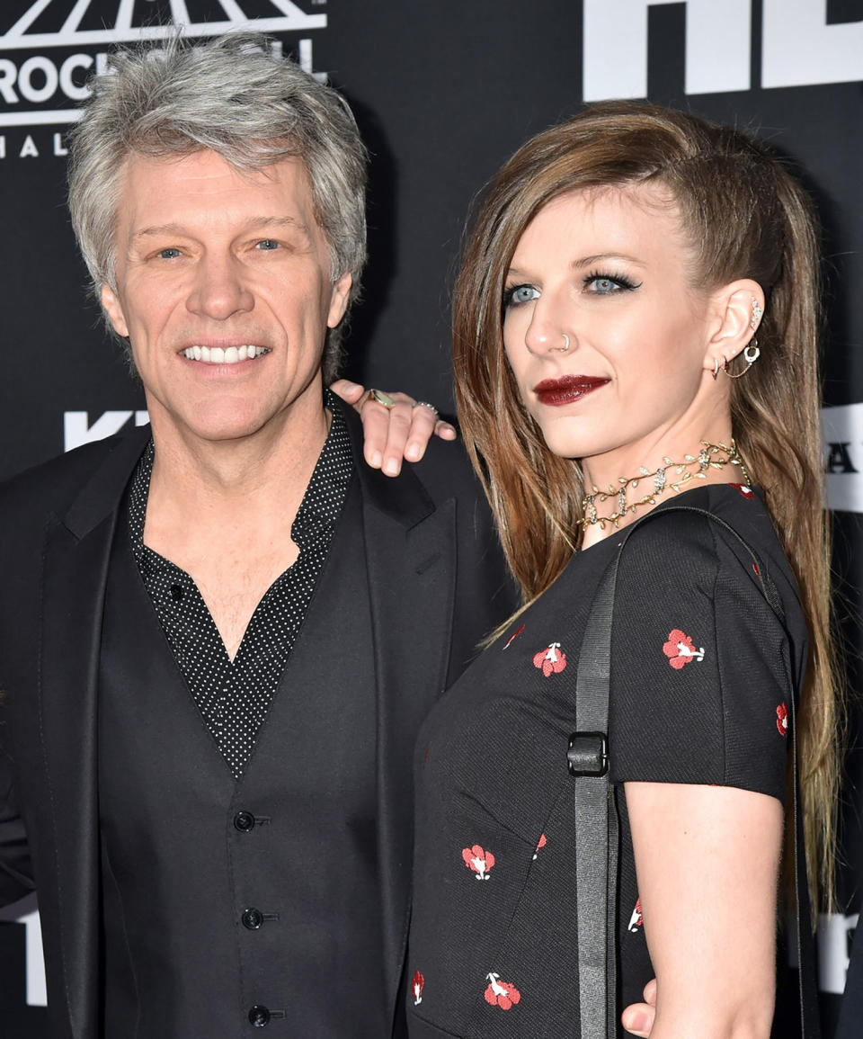 Jon Bon Jovi and Stephanie Rose (Jeff Kravitz / FilmMagic)