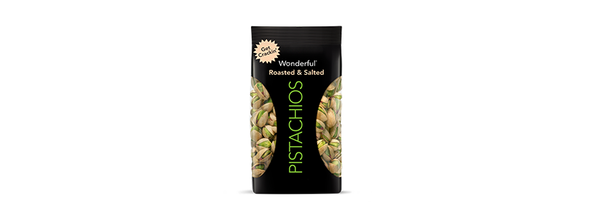 Wonderful Pistachios, $10 for one (24-ounce) bag