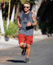 <p>Ryan Phillippe keeps it moving during an Oct. 19 run in Los Angeles. </p>