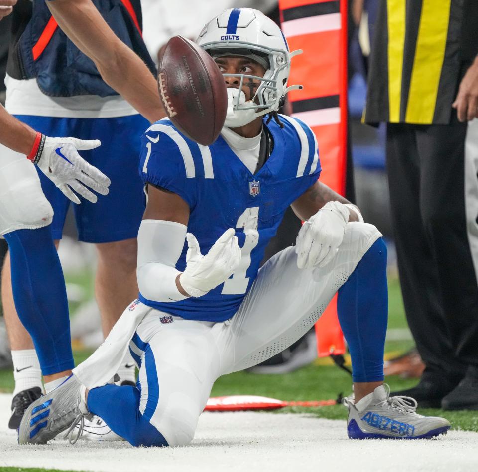 Indianapolis Colts wide receiver Josh Downs is dealing with a knee injury heading into the team's trip to Germany to play the New England Patriots.