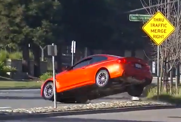 BMW M4 accident