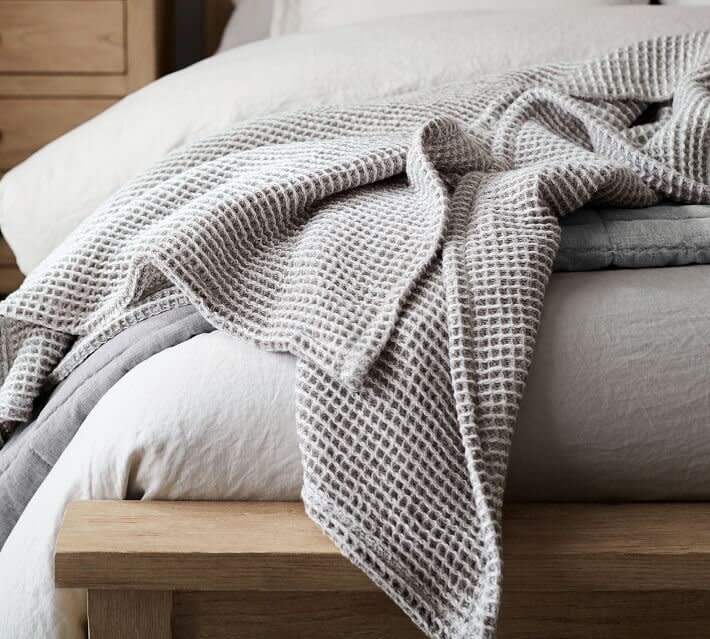 Pottery Barn Waffle Weave Blanket