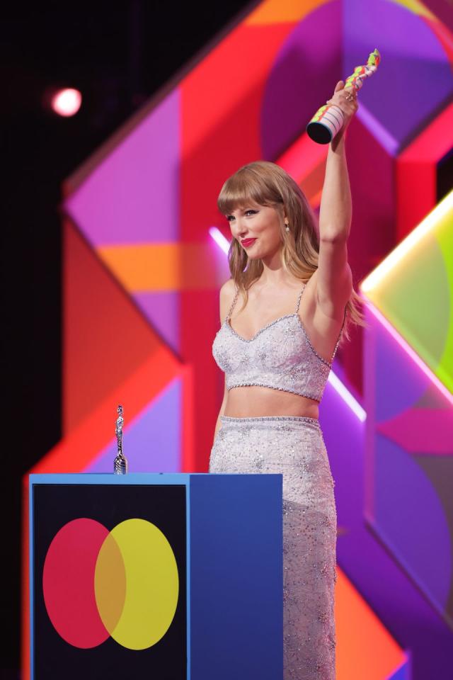 Taylor Swift Made a Rare Appearance at the Brits in Dazzling Style