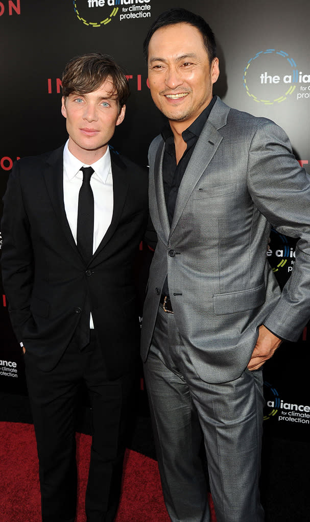 Inception LA premiere 2010 Cillian Murphy Ken Watanabe