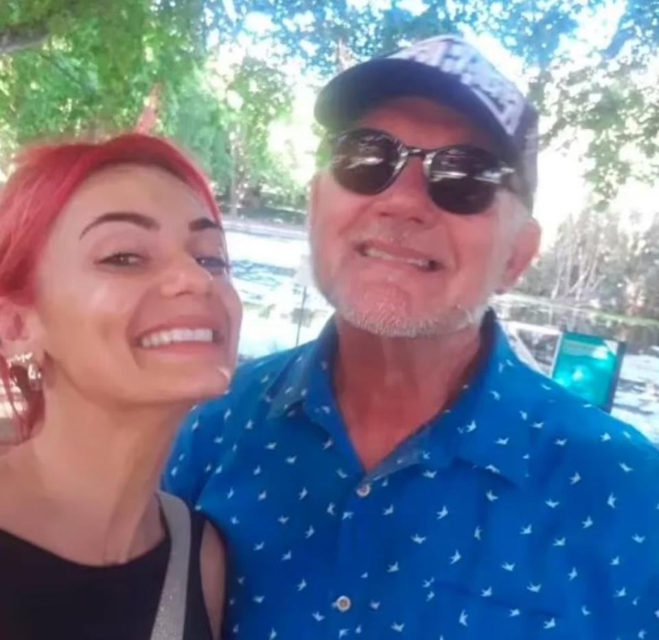 Buswell pictured with her father Mark (Instagram/Dianne Buswell)