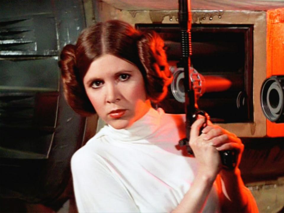 Carrie Fisher as Leia in the original <i>Star Wars.</i> (Photo: Lucasfilm)