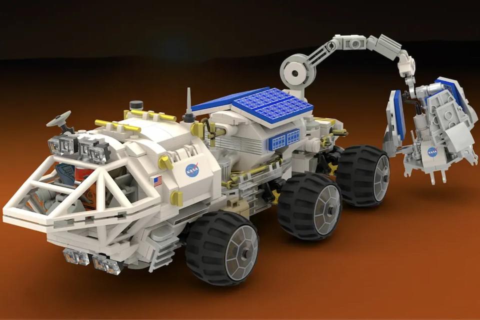 Concept image of the Lego Ideas The Martian submission