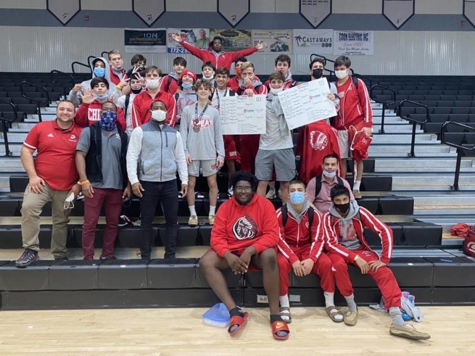 Cardinal Gibbons wrestling was fifth at 1A regionals.