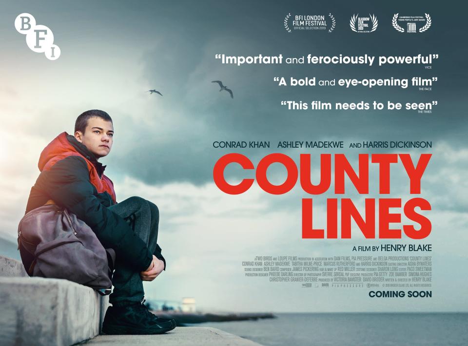 <p>The poster for the Film County lines</p>Film handout