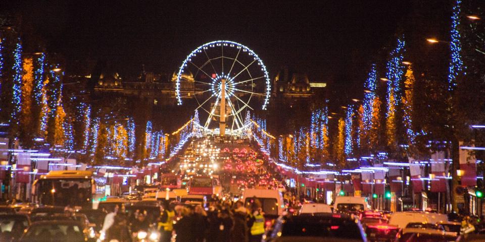 And finally... the Champs-Elysees look like THIS.