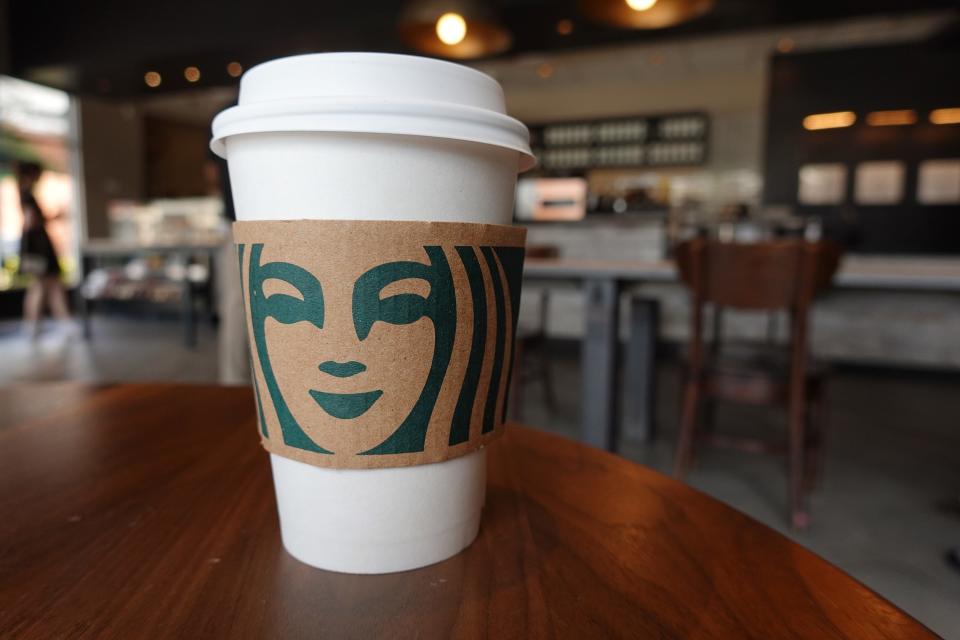 Starbucks on Wednesday, Jan. 3, 2024, began allowing customers the option to use their own personal cup when order at locations in the U.S. and Canada.