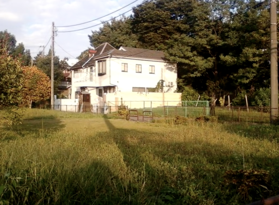 The house of the Miyazawa family is photographed from a distance