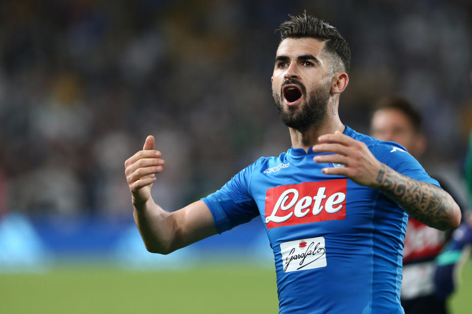 Right-back Elseid Hysaj could be on his way to the Premier League