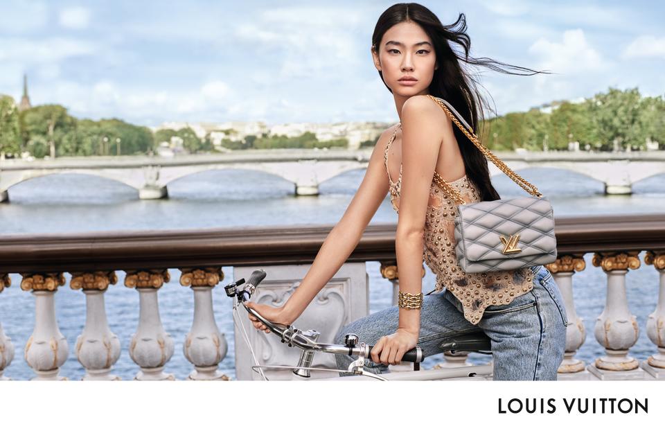 An image from the Louis Vuitton fall 2023 women's ad campaign