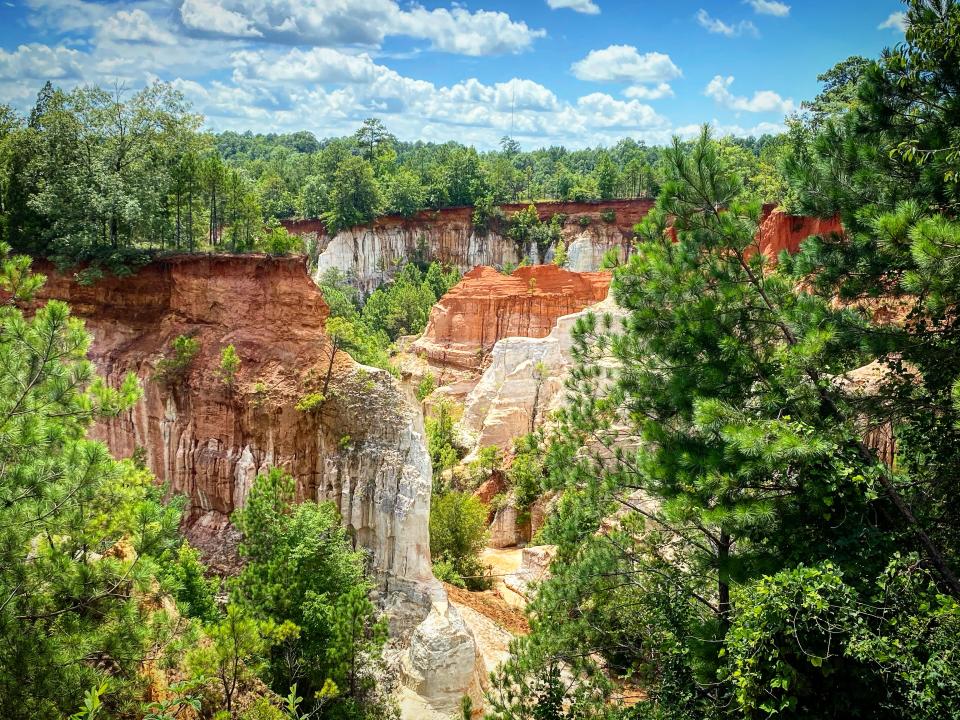 Hailed as Georgia’s “Little Grand Canyon,” Providence Canyon State Park is about two hours southwest of Atlanta and makes for the perfect day trip to see something really extraordinary.