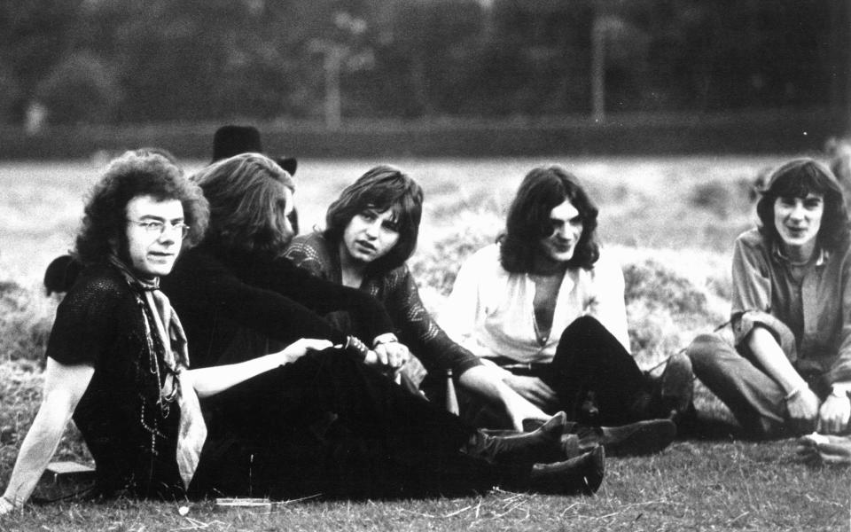 King Crimson in 1969, l-r: Robert Fripp, Michael Giles, Greg Lake, McDonald and Pete Sinfield - Michael Ochs Archives/Getty Images