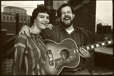 Terri Thal, a longtime New City resident who was Bob Dylan's first manager, with her ex-husband Dave Van Ronk, the folk singer who was in the inspiration for "Inside Llewyn Davis."