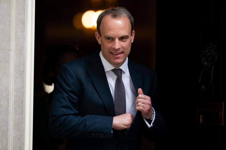 Dominic Raab described the alleged cyber offences as