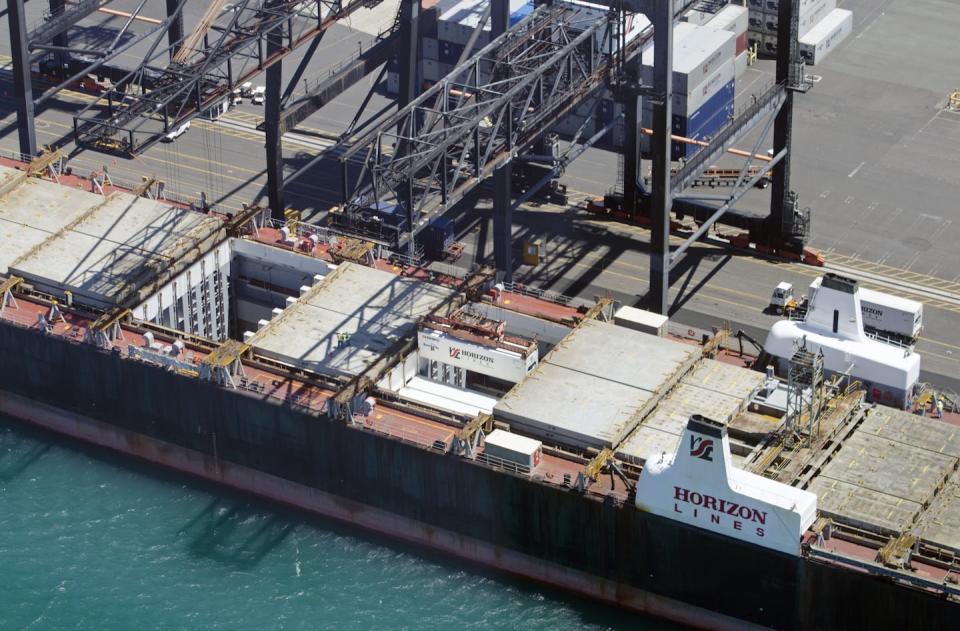 Just how 'open' is the U.S. after all? <a href="https://www.gettyimages.com/detail/news-photo/aerial-view-of-gantry-cranes-loading-containers-into-the-news-photo/525599345" rel="nofollow noopener" target="_blank" data-ylk="slk:Nancy Nehring/Moment via Getty Images;elm:context_link;itc:0;sec:content-canvas" class="link ">Nancy Nehring/Moment via Getty Images</a>