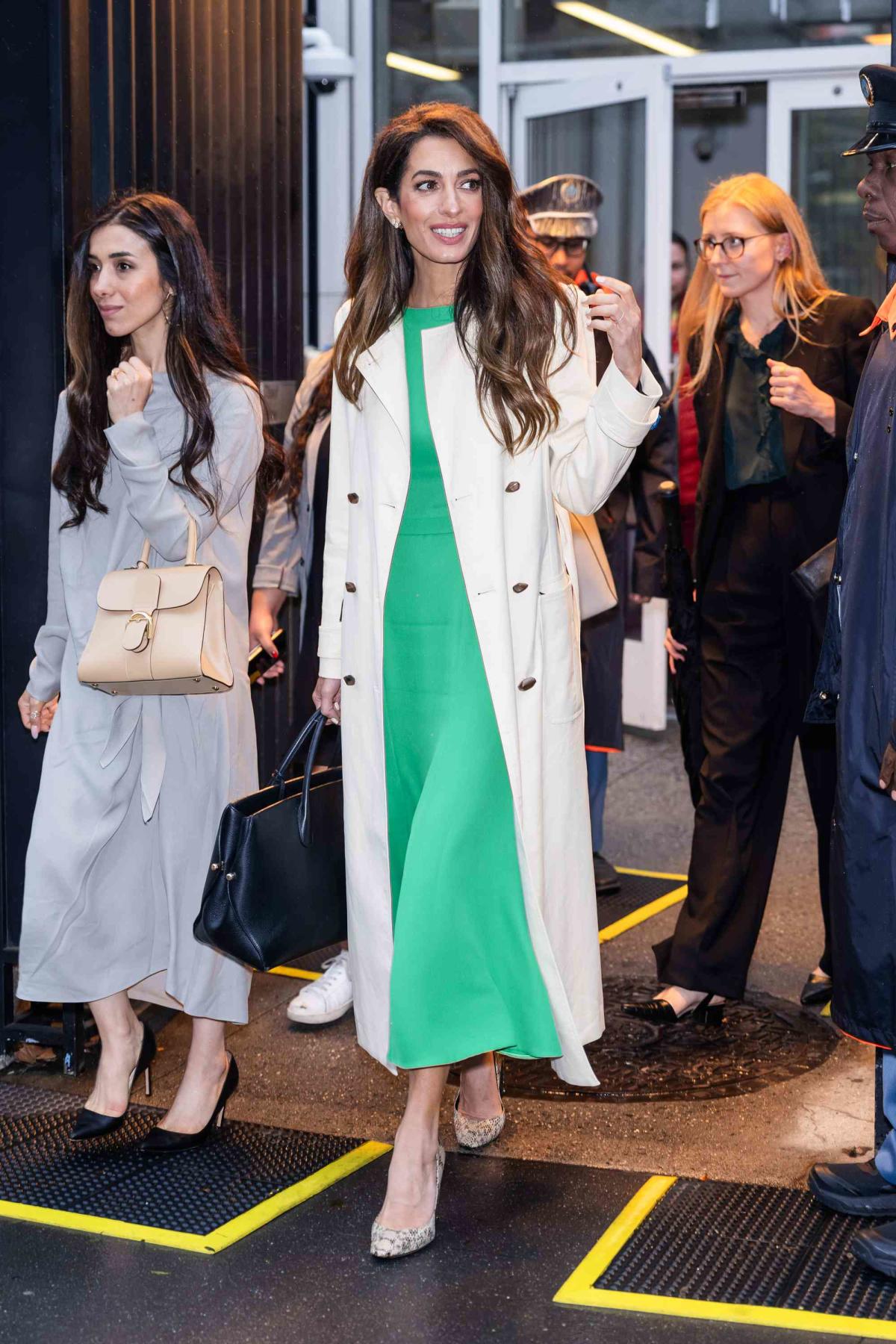 Take an Office Style Lesson from Amal Clooney and Her Handbags