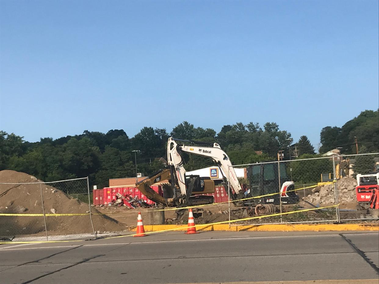 The Sheetz in Baden has been demolished and will be replaced.