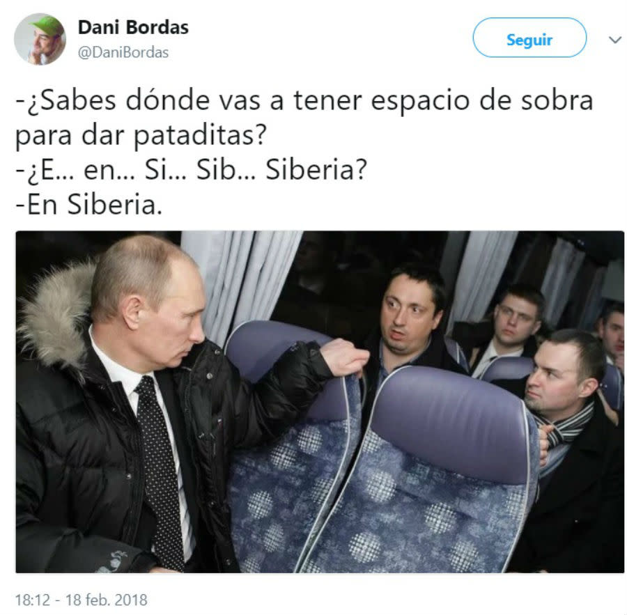 La foto antigua de Putin que provocó el cachondeo en Twitter