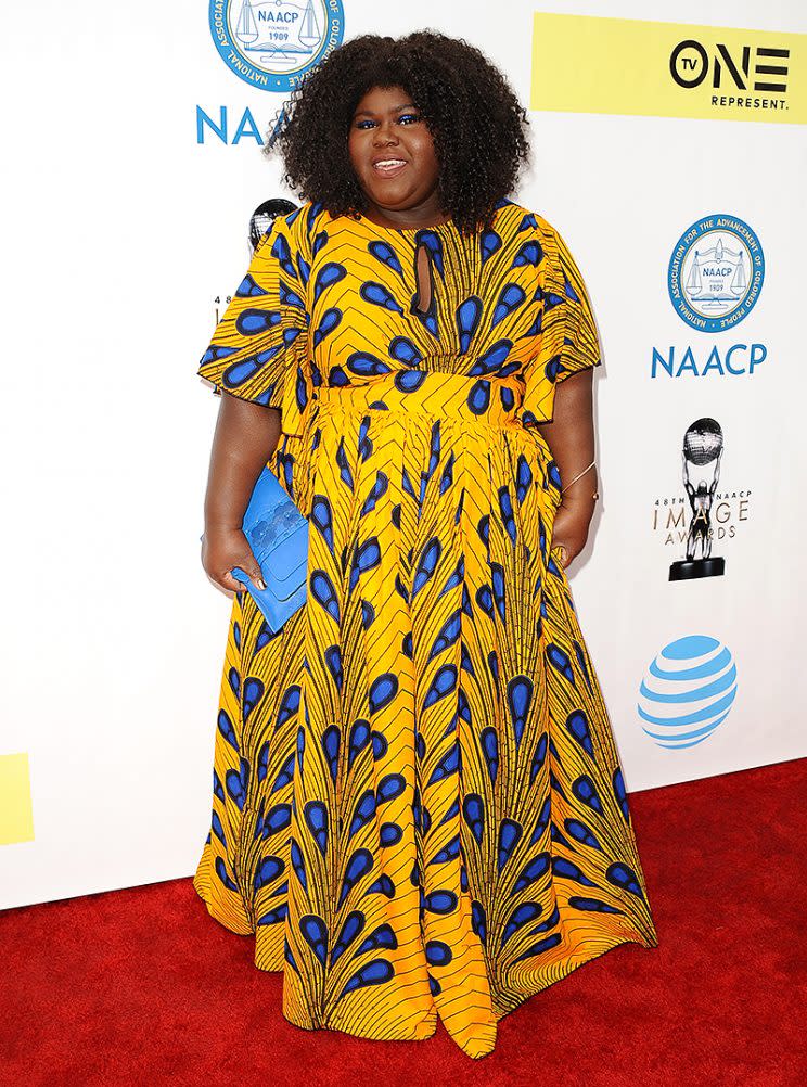 Gabourey Sidibe attended the NAACP Image Awards in February. (Photo: Jason LaVeris/FilmMagic)