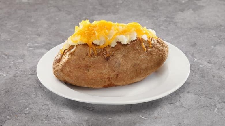 Golden Corral baked potato with cheese