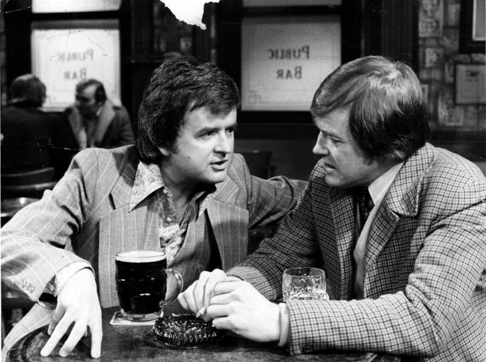 Likely Lads stars Rodney Bewes and James Bolam (BBC)