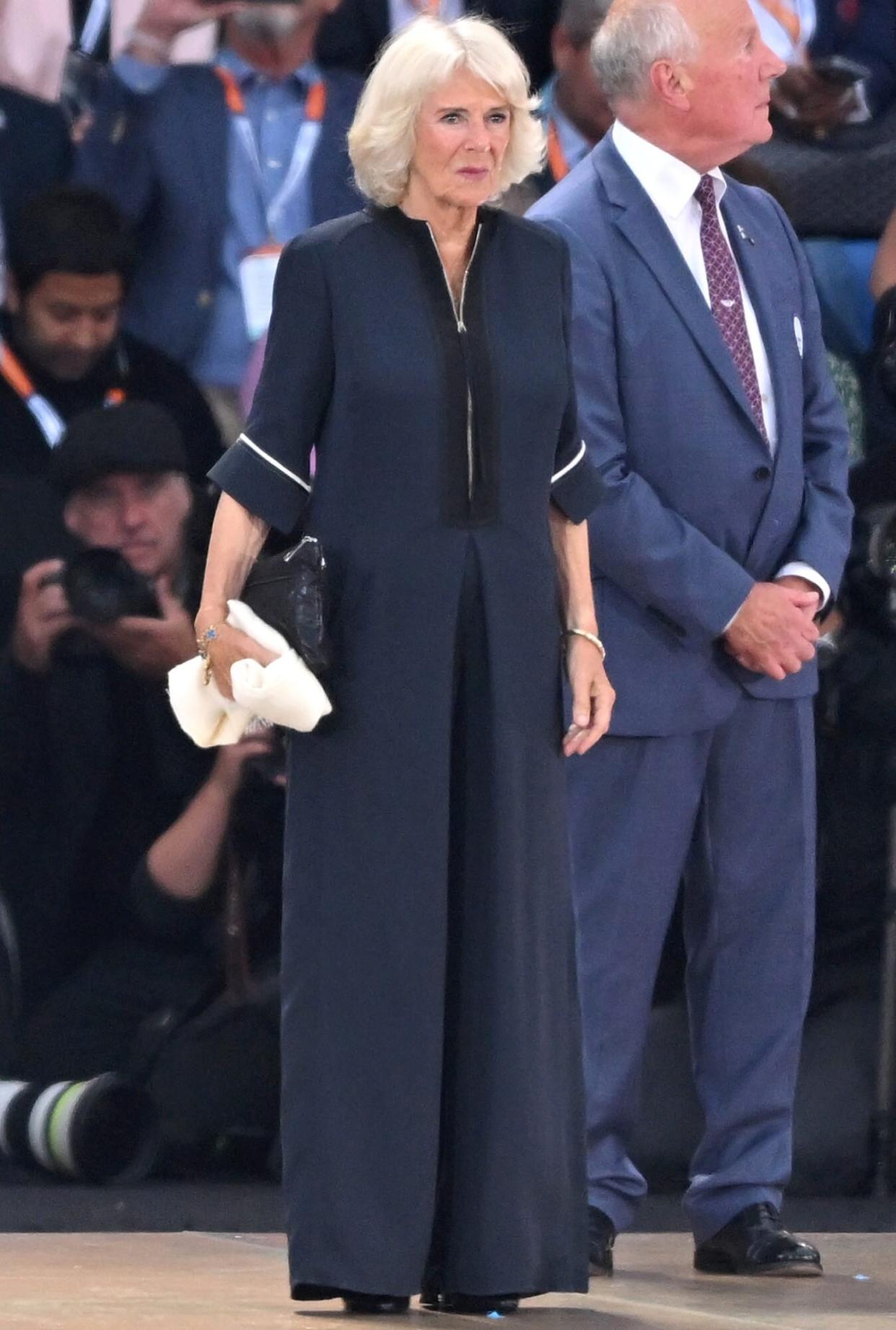 Camilla, Duchess of Cornwall attends the 2022 Commonwealth Games opening ceremony