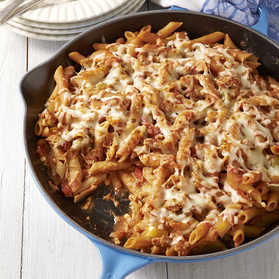 Sausage & Peppers Baked Ziti