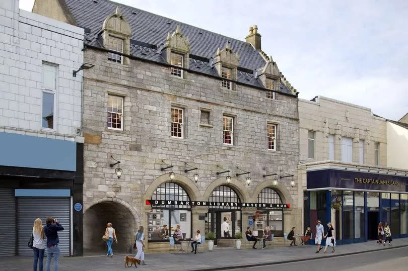 historic Glencairn House in Dumbarton