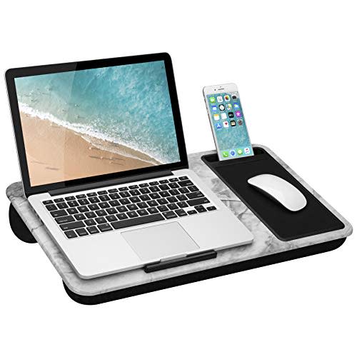 LapGear Home Office Lap Desk with Device Ledge, Mouse Pad, and Phone Holder (Amazon / Amazon)