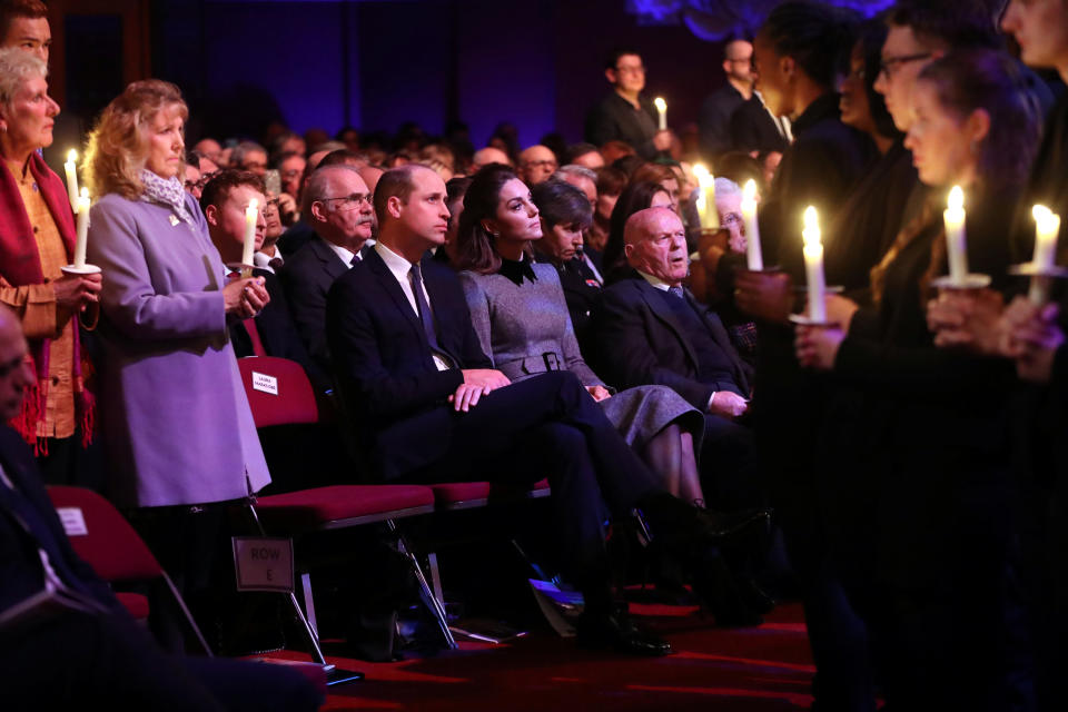 The Duke and Duchess of Cambridge attend at the ceremony. (Photo: POOL/Reuters)