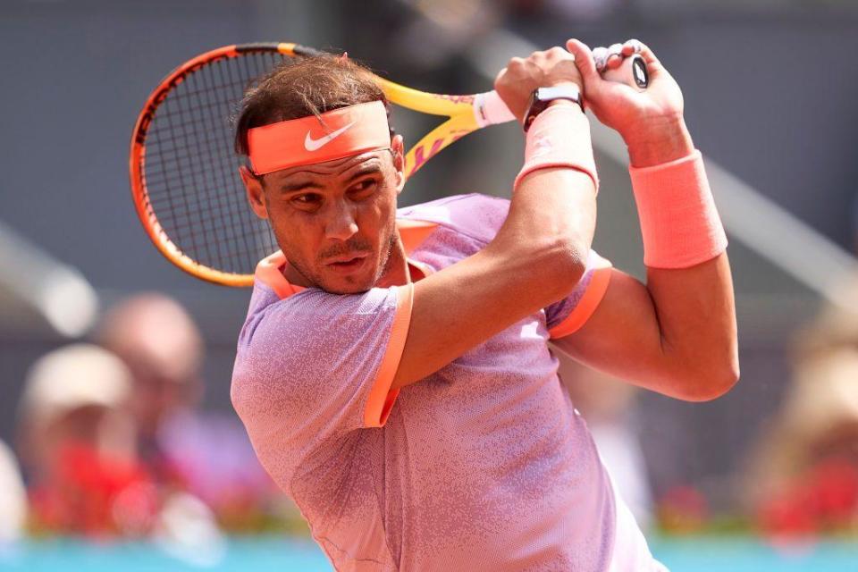 Rafael Nadal at the 2024 Madrid Open