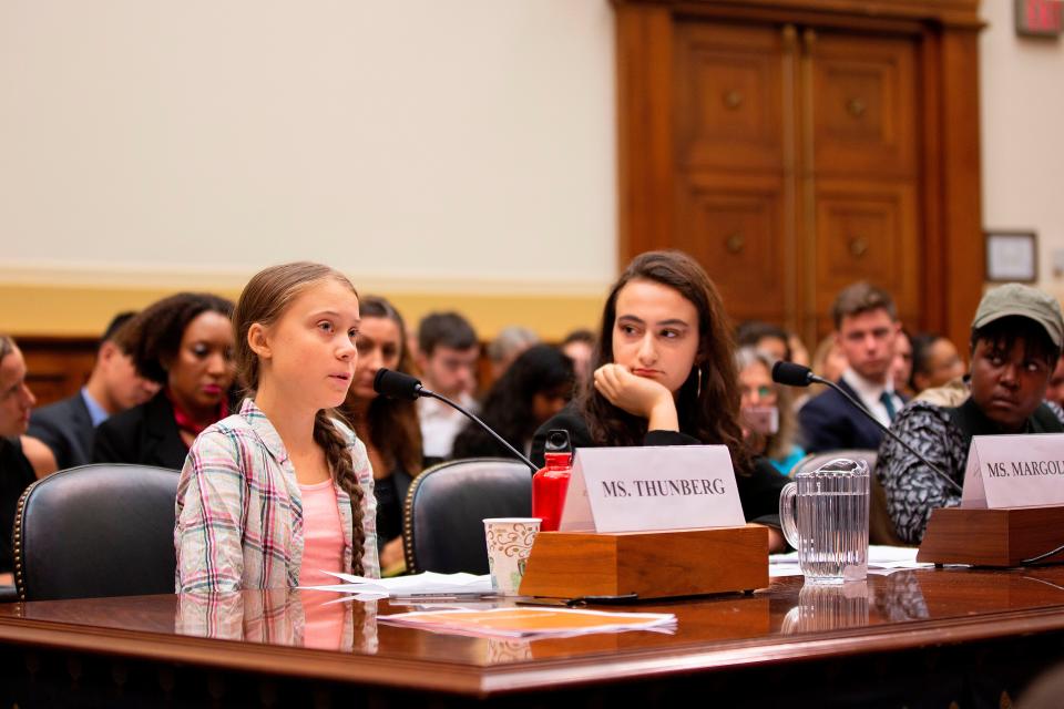 greta thunberg us congress