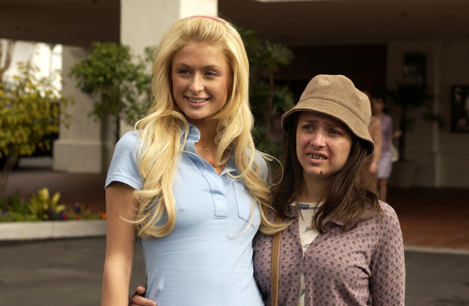 Paris Hilton and Christine Lakin in "The Hottie and the Nottie"