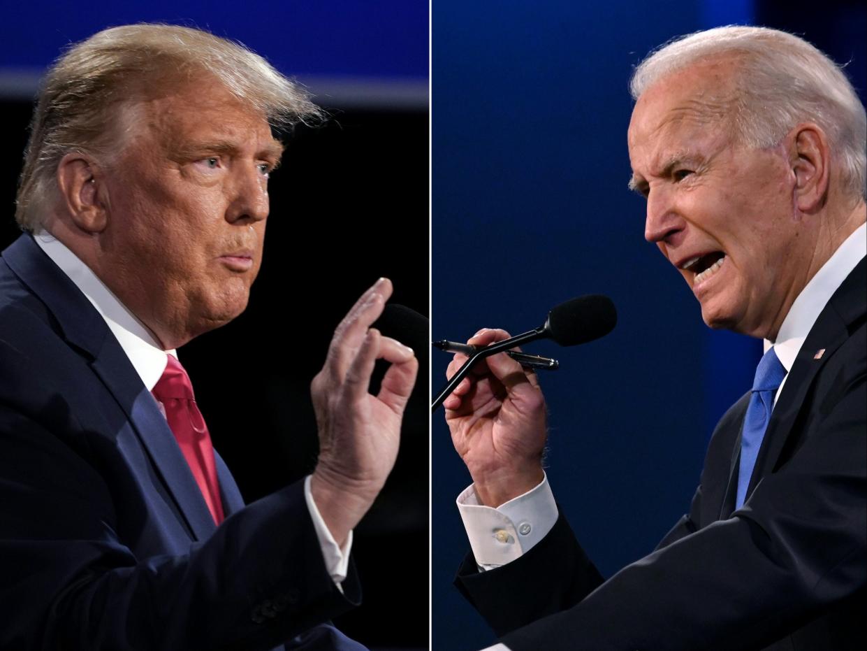 <p>Counting is too close between the two candidates in some states to predict results</p> (AFP via Getty Images)