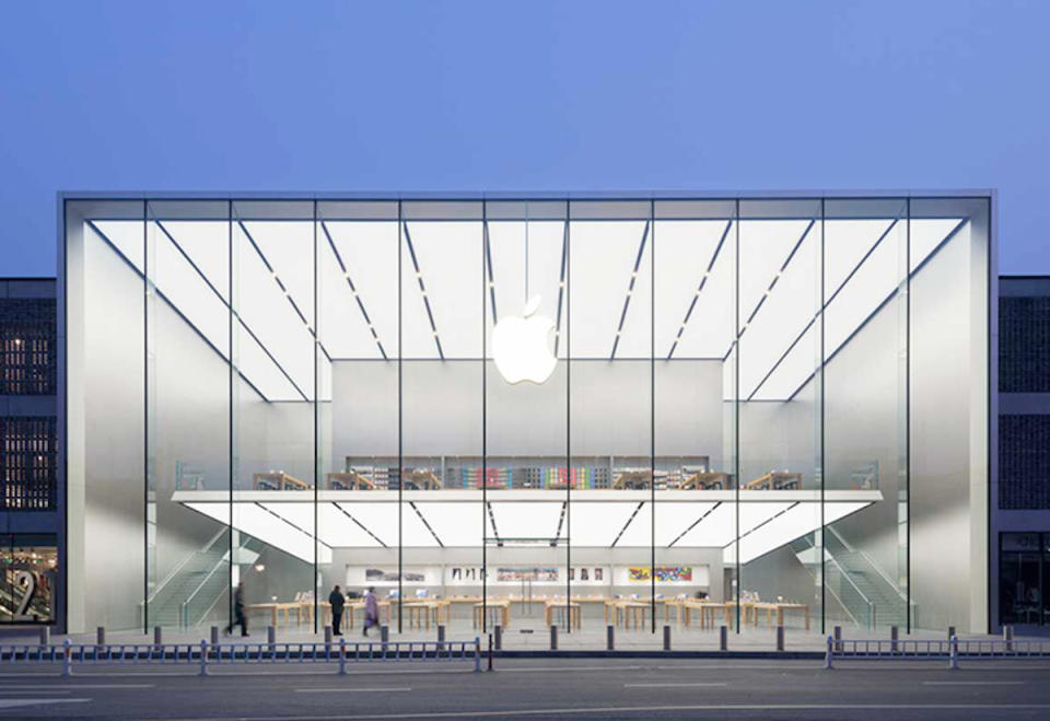 foster partners apple china store front