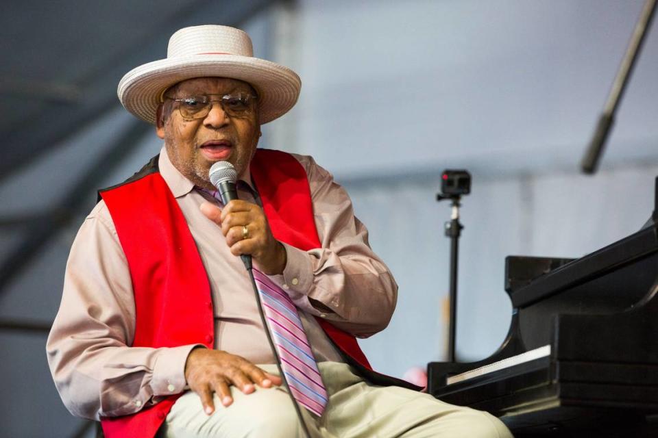 Ellis Marsalis at the New Orleans Jazz & Heritage Festival in New Orleans in 2019.