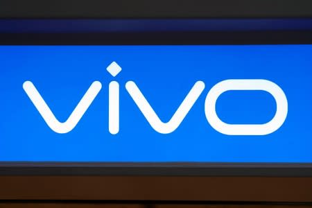 Vivo logo is seen at a shopping mall in Shanghai