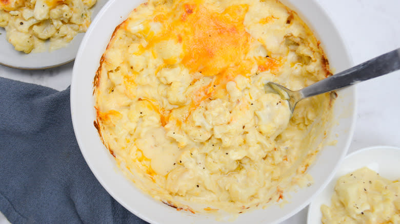 roasted cauliflower mac and cheese