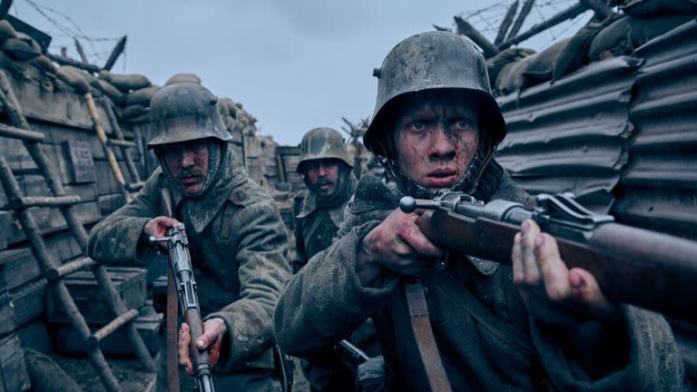 A pesar de los problemas que está teniendo por mantener o aumentar su cuota en el mercado de streaming, las producciones de Netflix siguen recibiendo premios como la película Sin novedad en el frente (All Quiet on the Western Front)