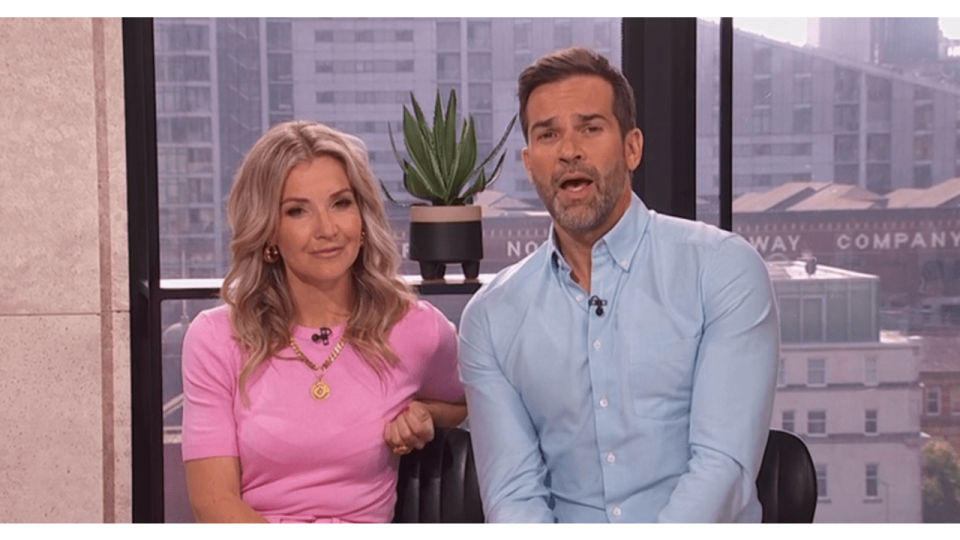 Helen Skelton and Gethin Jones on Morning Live