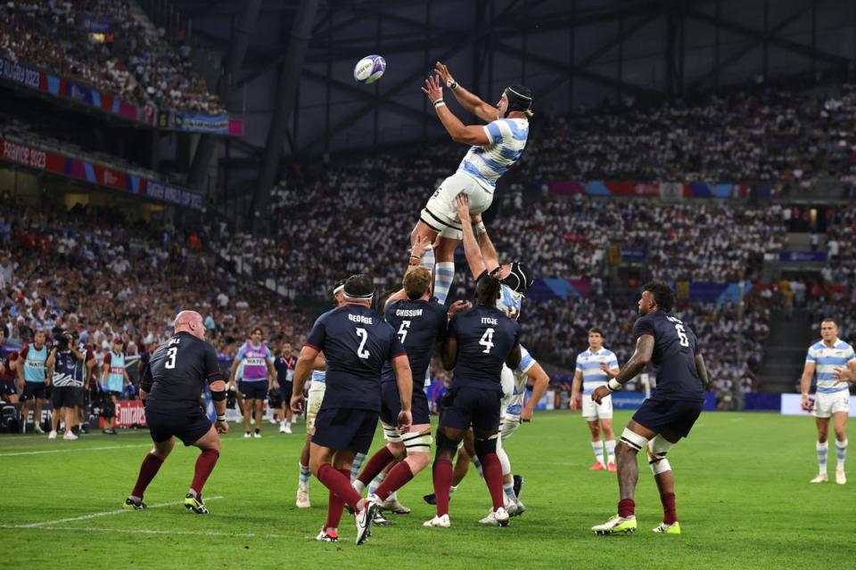 Argentina’s lineout has worked effectively so far in France (Getty Images)