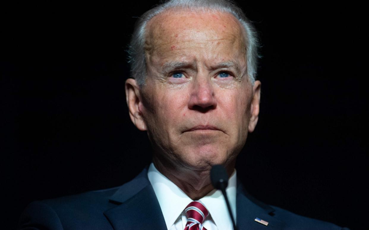 Joe Biden, the former US vice president, is the front-runner to become the Democratic Party's 2020 presidential candidate - AFP